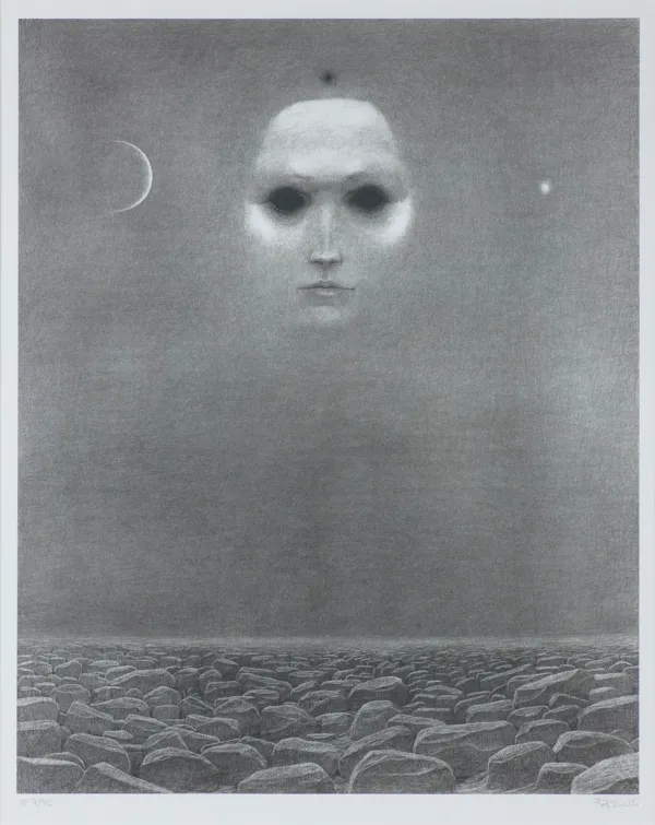 Zdzisław Beksiński, BEZ TYTUŁU, 1973/2003