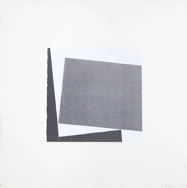 Henryk Stażewski, KOMPOZYCJA LINII, 1975