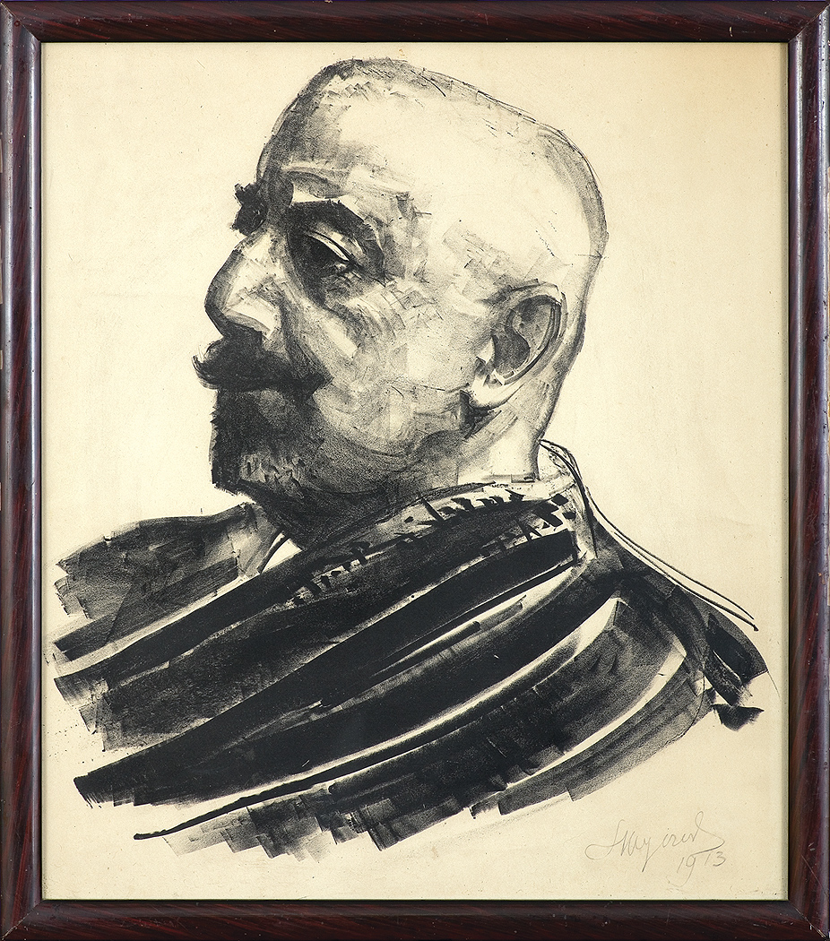 Leon Wyczółkowski, PORTRET ERAZMA BARąCZA, 1913