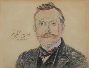 Stanisław Wyspiański, PORTRET DR JANA RACZYŃSKIEGO, 1904