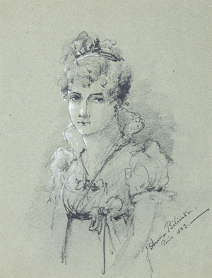 Anna Bilińska - Bohdanowiczowa, DAMA Z CZASÓW DYREKTORIATU, 1883