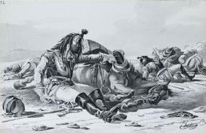 Aleksander Orłowski, 12. NA POBOJOWISKU - RANNY KIRASJER, 1813