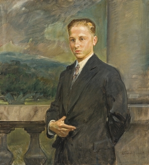 Wojciech Kossak, PORTRET MŁODZIEŃCA, 1932