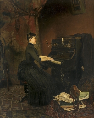 Paweł Merwart, IMPROWIZACJA. PIANISTKA, 1889