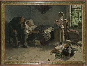Zdzisław Jasiński, CHORA MATKA, 1889