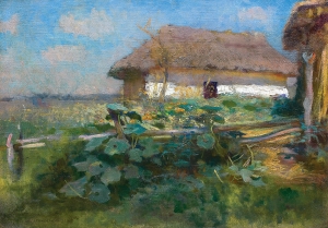 Jan Stanisławski, CHATA NA UKRAINIE, 1892