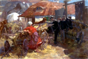 Stanisław Bohusz - Siestrzeńcewicz, JARMARCZNY FLIRT, 1907
