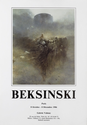 Zdzisław Beksiński, PLAKAT WYSTAWY INDYWIDUALNEJ, 1986