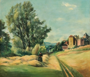 Henryk Hayden, PODMIEJSKI PEJZAŻ FRANCUSKI, 1931