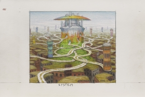 Jacek Yerka, SYSTEM, 2008