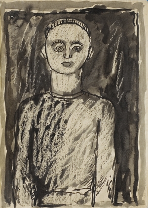 Marian Malina, PORTRET CHłOPCA, 1954