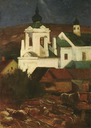 Stanisław Karniewski, TARG W KRZEMIEŃCU, 1930