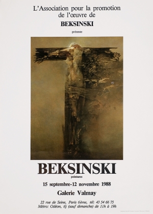 Zdzisław Beksiński, PLAKAT WYSTAWY INDYWIDUALNEJ, 1988