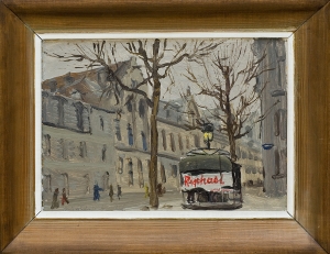 Włodzimierz Zakrzewski, PLACYK PRZY NOTRE DAME DE CHAMPS W PARYżU, 1956