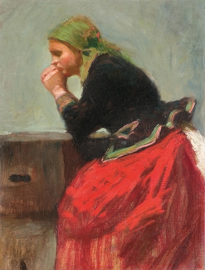 Gustaw Pillati, DZIEWCZYNA KRAKOWSKA, 1900