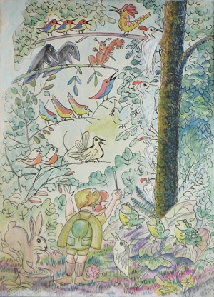 Adam Podhorecki , SYMFONIA LEśNA &#8211; POD BATUTą..., 1955