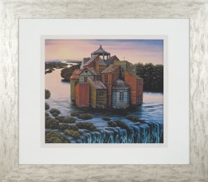 Jacek Yerka, DOM NAD WODOSPADEM, 2010