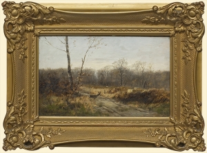 Johann Christoffer Drathmann, PEJZAŻ Z SARNAMI 