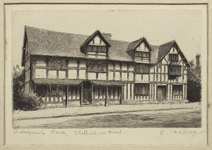 C. Drikens (?), DOM SZEKSPIRA W STRATFORD-UPON-AVON