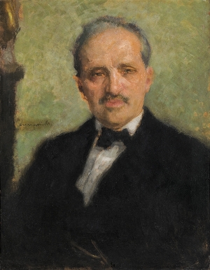 Alfons Karpiński, PORTRET TEŚCIA, 1925 