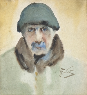 Julian Fałat, AUTOPORTRET, OK. 1915