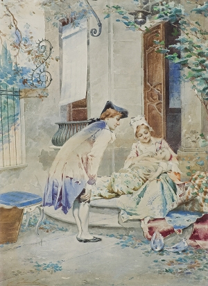 Virgilio Colombo, RODZINNE SZCZĘŚCIE, OK. 1890