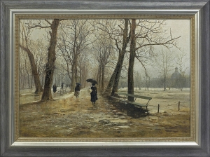 Aleksander Gierymski, OGRÓD SASKI, 1887