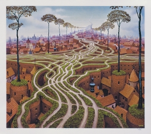 Jacek Yerka, EROZJA, 2000