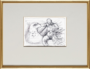 Franciszek Starowieyski, AKT Z PTAKIEM, OK.1989