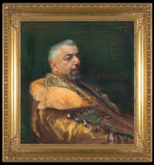 Leon Wyczółkowski, PORTRET ERAZMA BARĄCZA, 1909