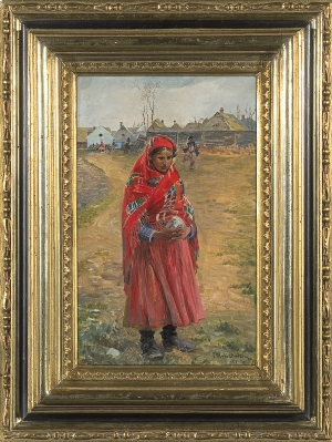 Jacek Malczewski, CZERWONA DZIEWCZYNA, 1891
