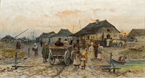 Franciszek Streitt, W MAŁYM MIASTECZKU, PRZED 1888
