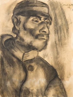 Emmanuel  Mané-Katz, PORTRET MĘŻCZYZNY, 1929