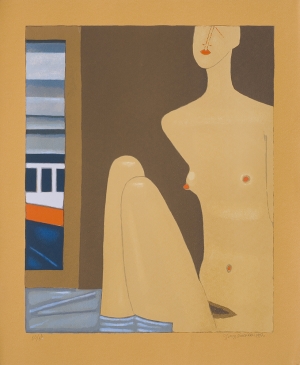 Jerzy Nowosielski, AKT W WANNIE, 1997