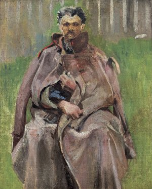 Jacek Malczewski, SYBIRAK. MĘŻCZYZNA W SZYNELU, 1904