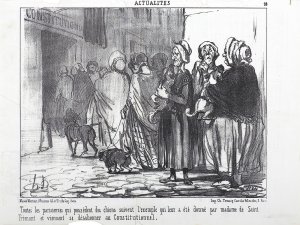 Honoré Daumier, ACTUALITES [AKTUALNOŚCI], 1852