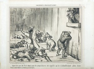 Honoré Daumier, LOKATORZY (NAJEMCY) I WŁAŚCICIELE DOMÓW, 1856