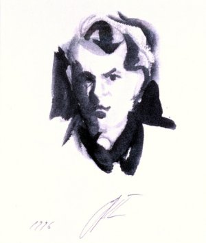 Roman Opałka, AUTOPORTRET, 1953