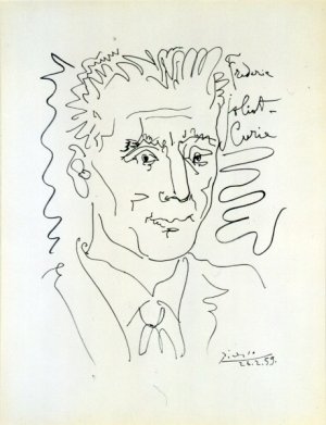 Pablo Picasso, PORTRET FRYDERYKA JOLIOT-CURIE, 26 II 1959