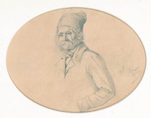 Aleksander Kotsis, PORTRET M&#281;&#380;CZYZNY - POWSTANIEC, 1865