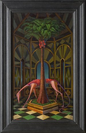 Marek Żelski, FANTASTYCZNY STWóR Z PALMą, 1993