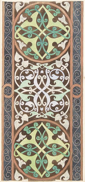 Adam Podhorecki , KOMPOZYCJA ORNAMENTALNA, 1950