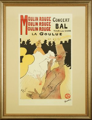 Henri Toulouse-Lautrec, PLAKAT: MOULIN ROUGE. CONCERT. BAL