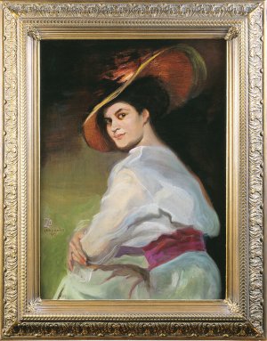 Zofia  Atteslander, PORTRET DAMY, 1915