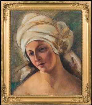 Irena Łuczyńska-Szymanowska, AUTOPORTRET, PRZED 1920  