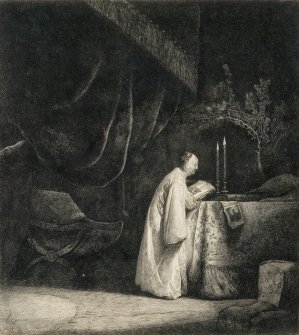 Jan Piotr Norblin de La Gourdaine, STARZEC PISZĄCY, 1781