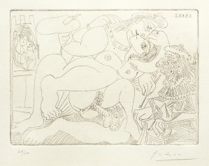 Pablo Picasso, 3 SEPTEMBRE 1968 (I), Z CYKLU 347, 1968