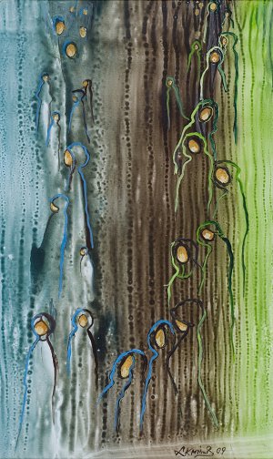 Lucyna Kuśnierczyk, EXODUS, Z CYKLU KOBIETY, 2009
