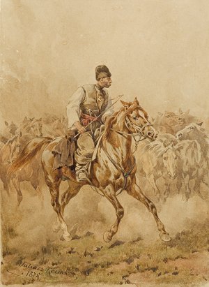 Juliusz Kossak, TABUŃCZYK, 1875