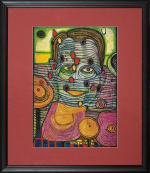 Friedensreich Hundertwasser, MISTER ABER IM BACH, 1973